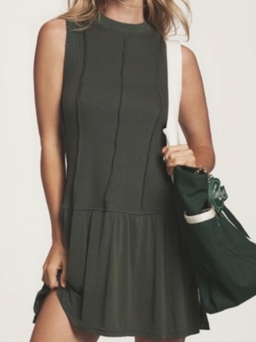 Anthropologie Daily Practice Buzzer Beater Sleeveless Mini Dress